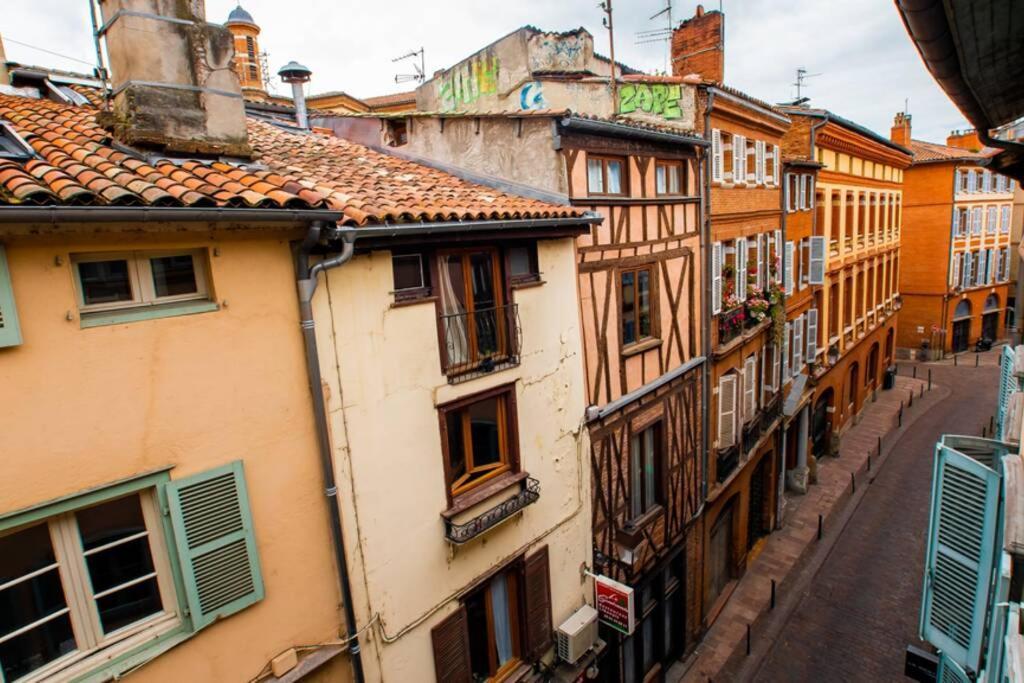 Апартаменты Loft Sous Les Toits Lumineux - Capitole-Daurade-Esquirol - Wifi Тулуза Экстерьер фото