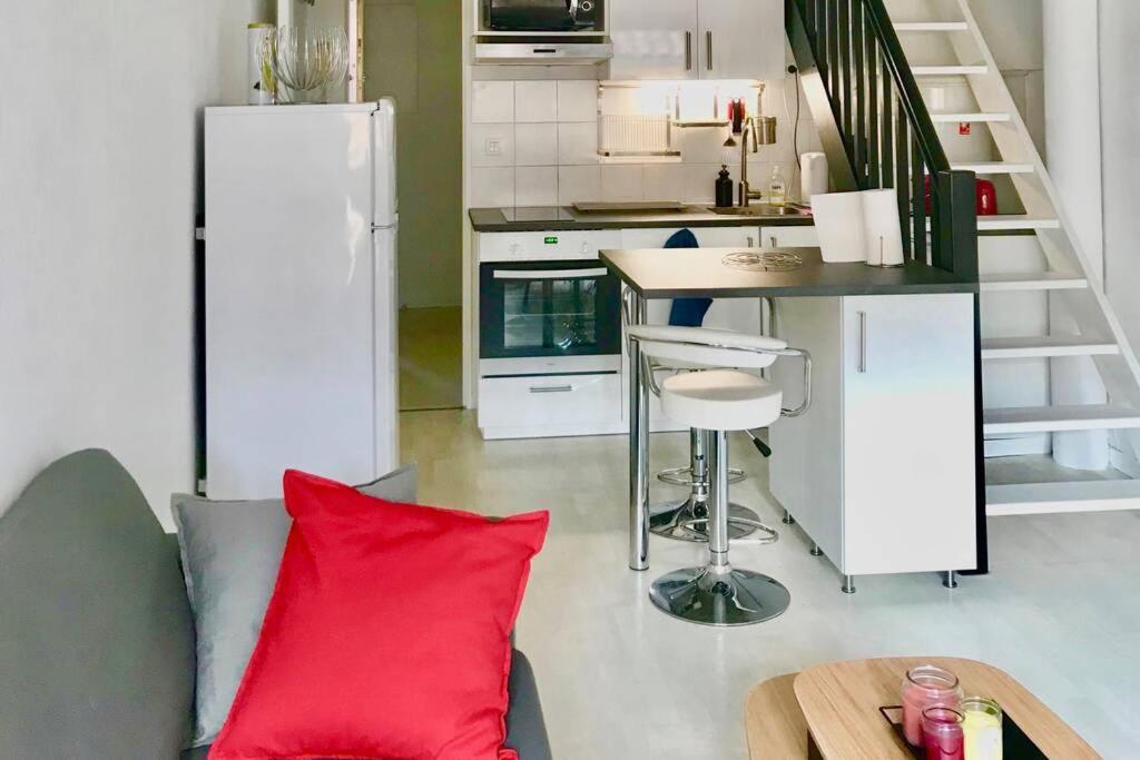 Апартаменты Loft Sous Les Toits Lumineux - Capitole-Daurade-Esquirol - Wifi Тулуза Экстерьер фото